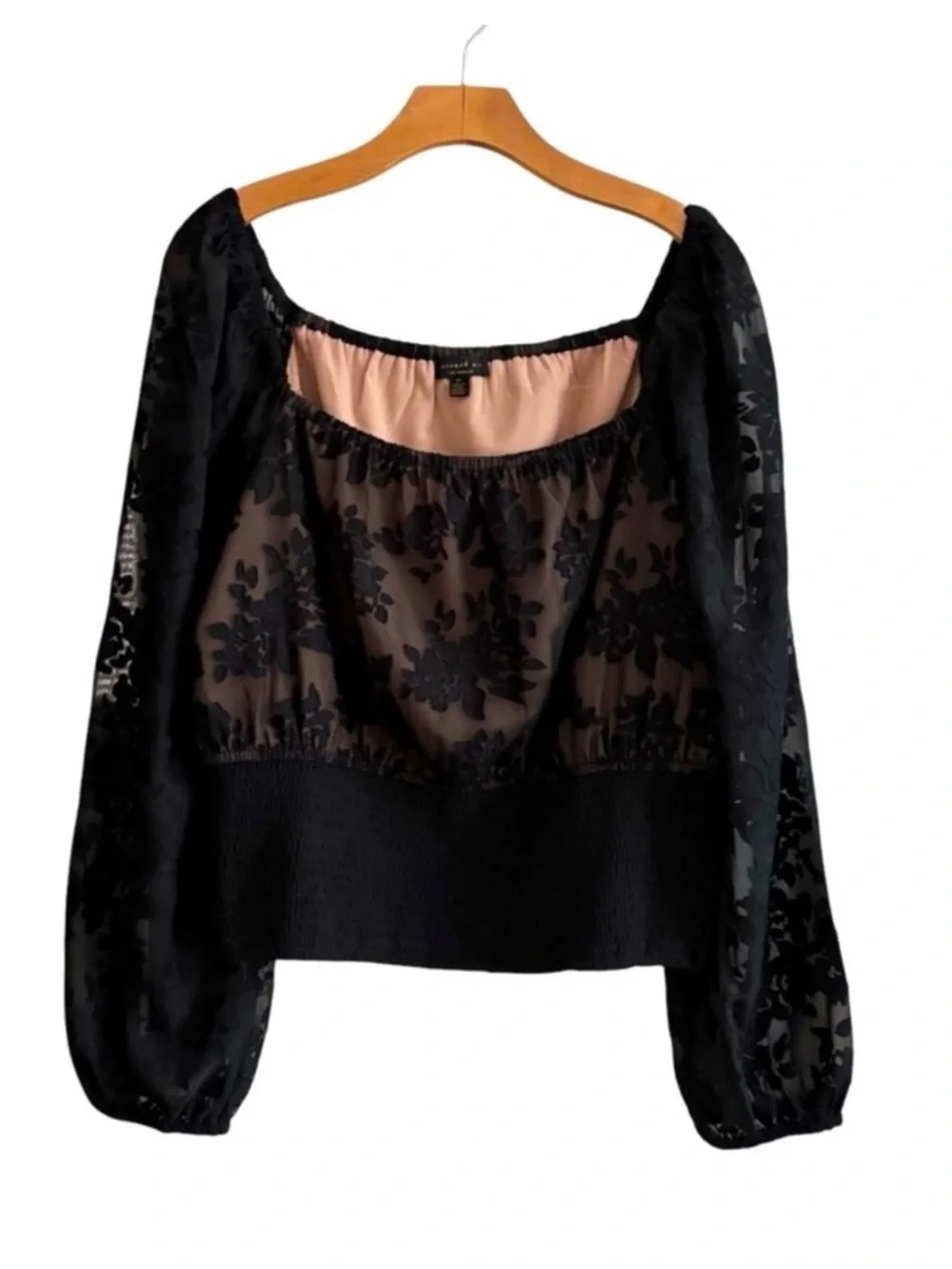 Anthropologie sheer black